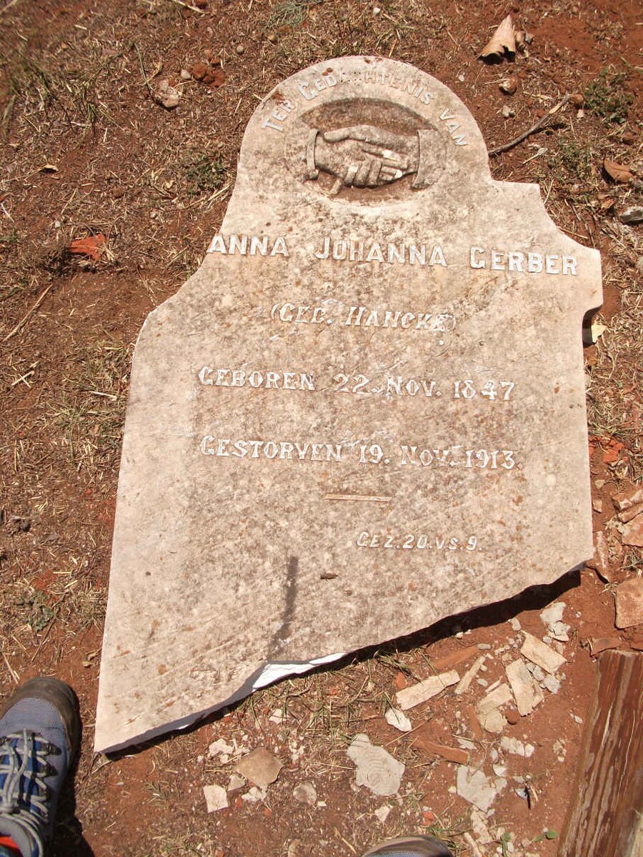 GERBER Anna Johanna nee HANCKE 1847-1913