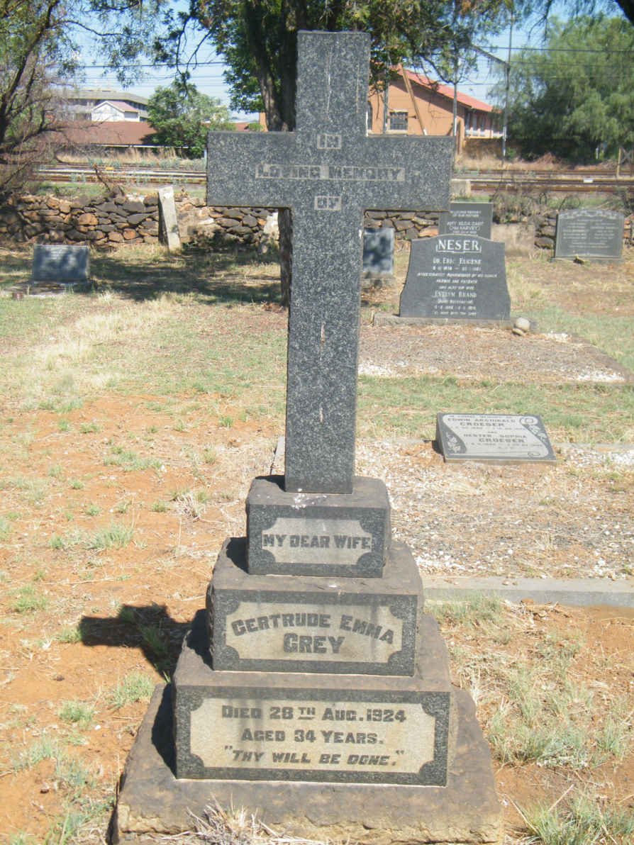 GREY Gertrude Emma -1924