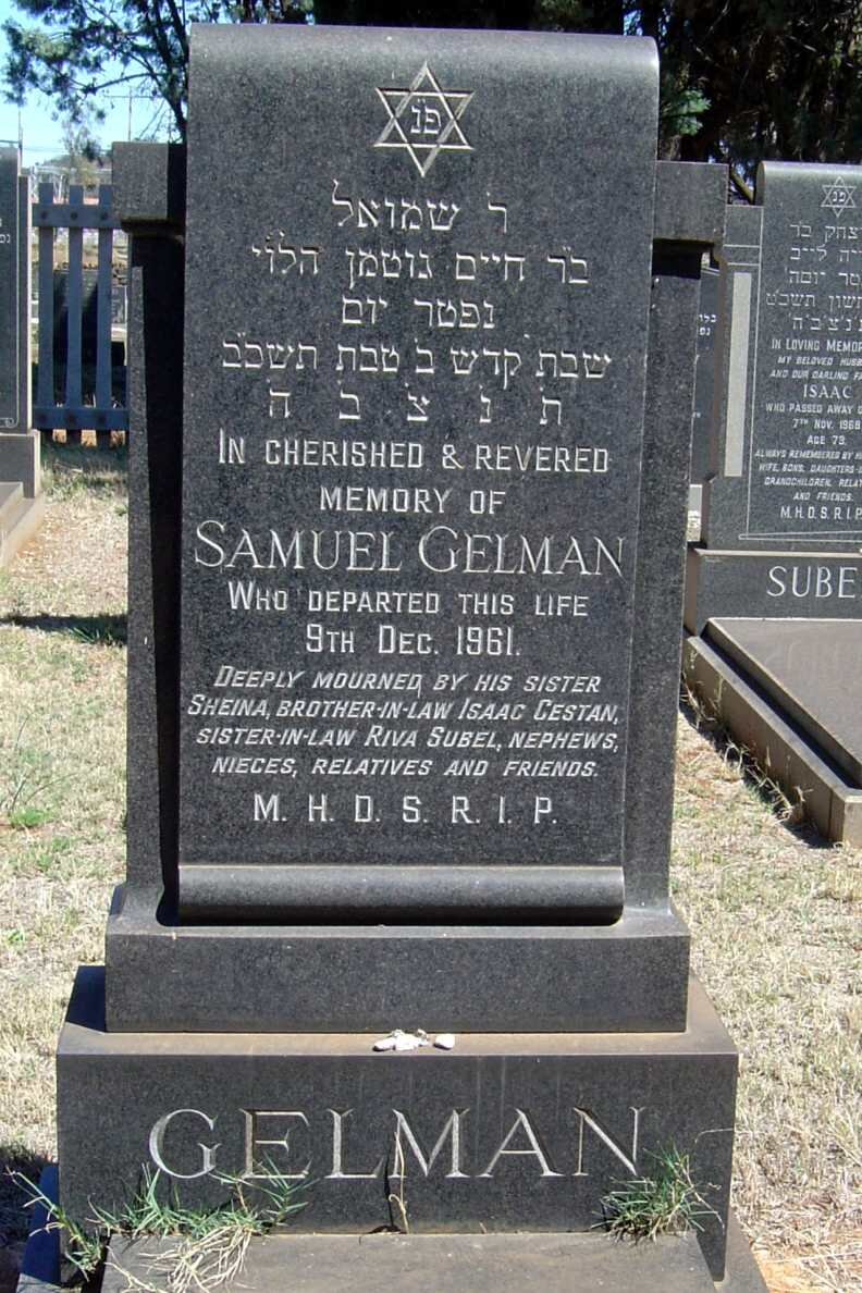 GELMAN Samuel -1961