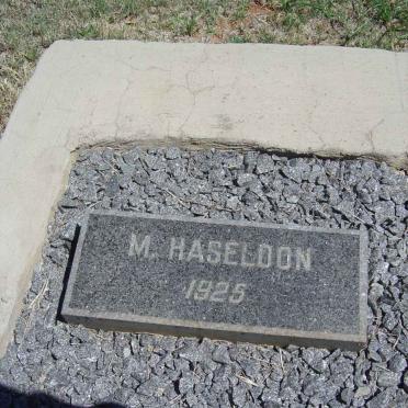 HASELDON M. -1925