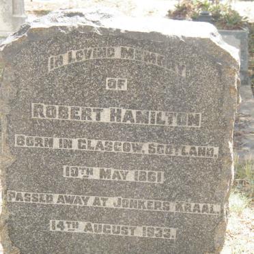HAMILTON Robert 1861-1933