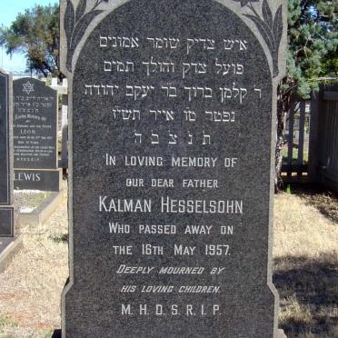 HESSELSOHN Kalman -1957