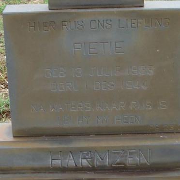 HARMZEN Pietie 1938-1944