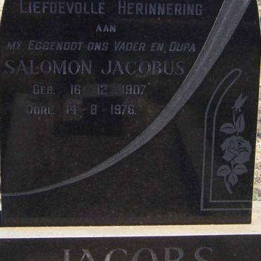 JACOBS Salomon Jacobus 1907-1976