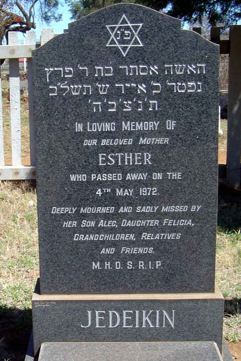 JEDEIKIN Esther -1972