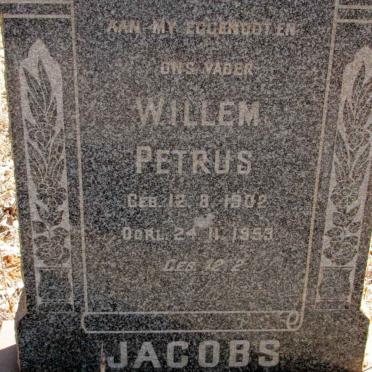 JACOBS Willem Petrus 1902-1953