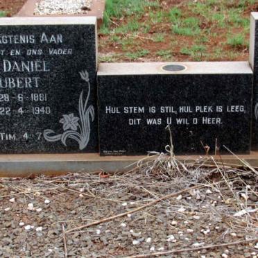 JOUBERT Jan Daniël 1881-1940 &amp; GOUWS Hester Jacoba  formerly JOUBERT nee BOTES 1903-1985