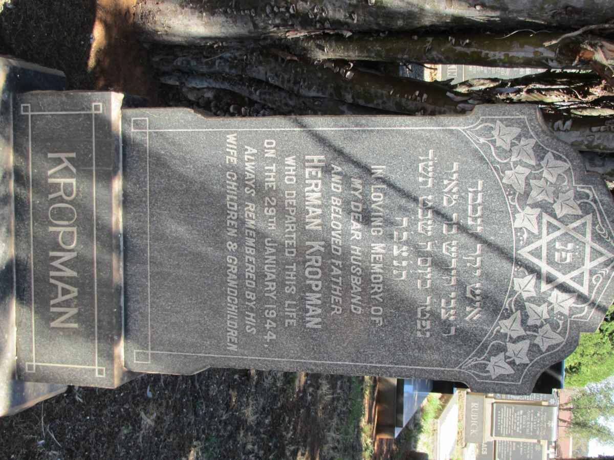 KROPMAN Herman -1944