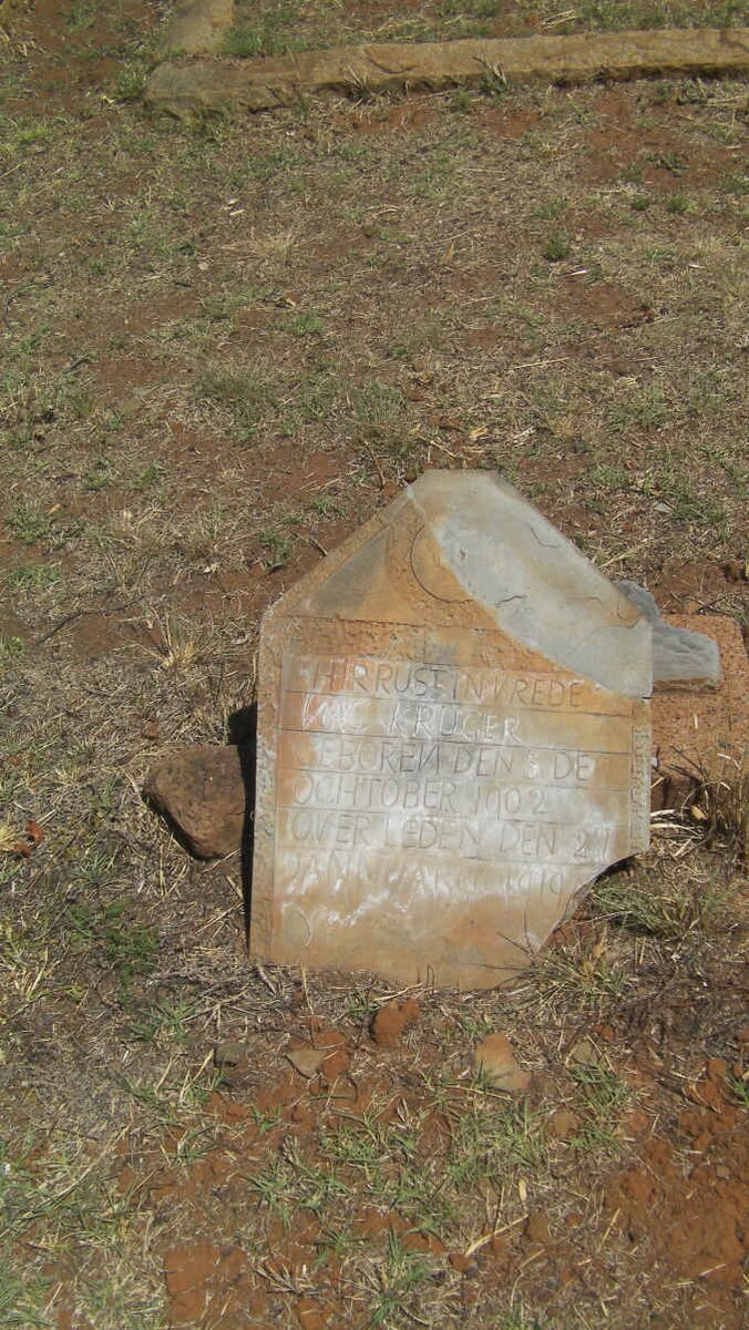 KRUGER Nic 1902-1919