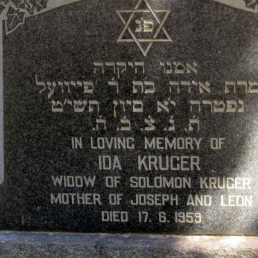 KRUGER Ida -1959