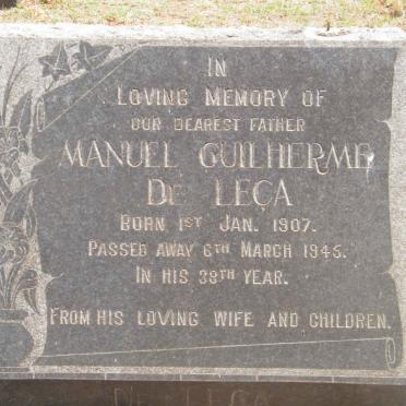 LECA Manuel Guilherme, de 1907-1945