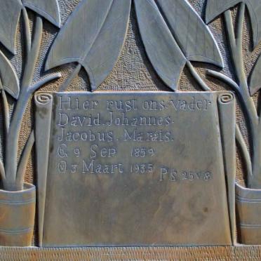 MARAIS David Johannes Jacobus 1859-1935