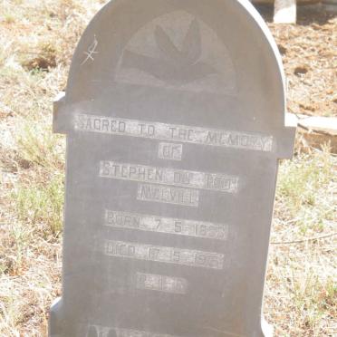 MELVILL Stephen Du Toit 1833-1915