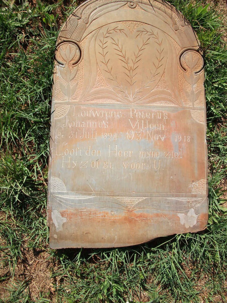 VILJOEN Louwrens Peterus Johannes 1894-1918