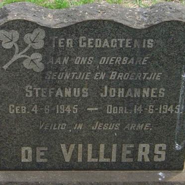 VILLIERS Stefanus Johannes, de 1945-1945