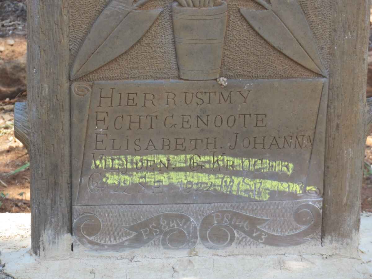 VILJOEN Elisabeth Johanna nee KRUGER 1922-1947