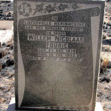 FOURIE Willem Nicolaas 1870-1953