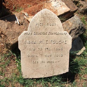 FOUCHE Anna M.E. 1896-1918