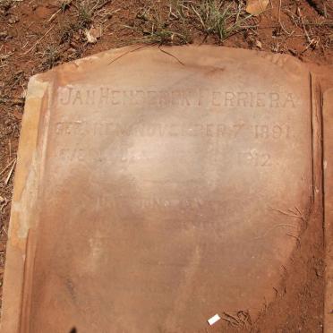 FERRIERA Jan Hendrik 1891-1912