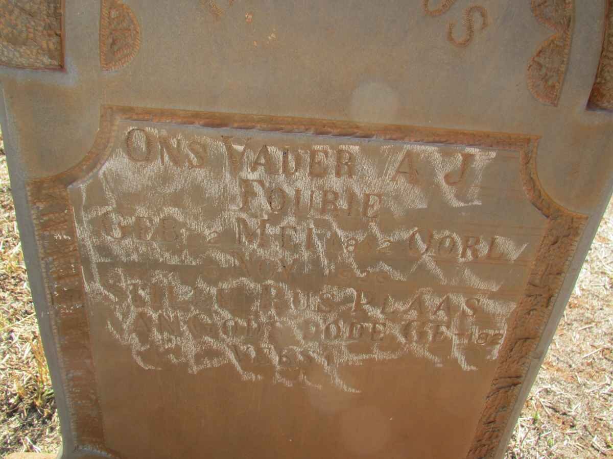 FOURIE A.J. 18?2-1936