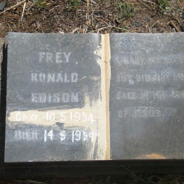 FREY Ronald Edison 1954-1954