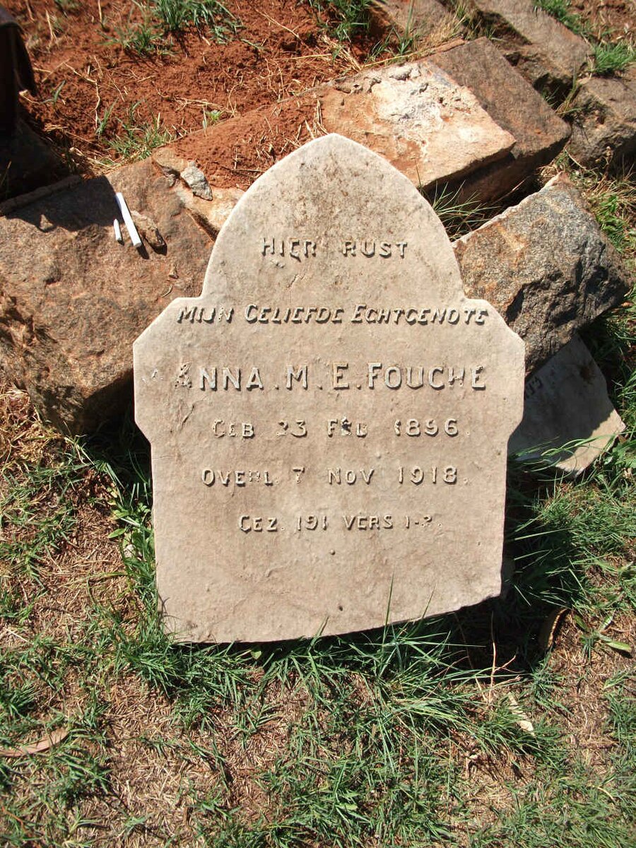 FOUCHE Anna M.E. 1896-1918