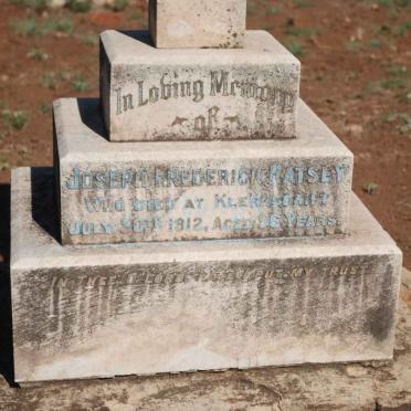 RATSEY Joseph Frederick -1912