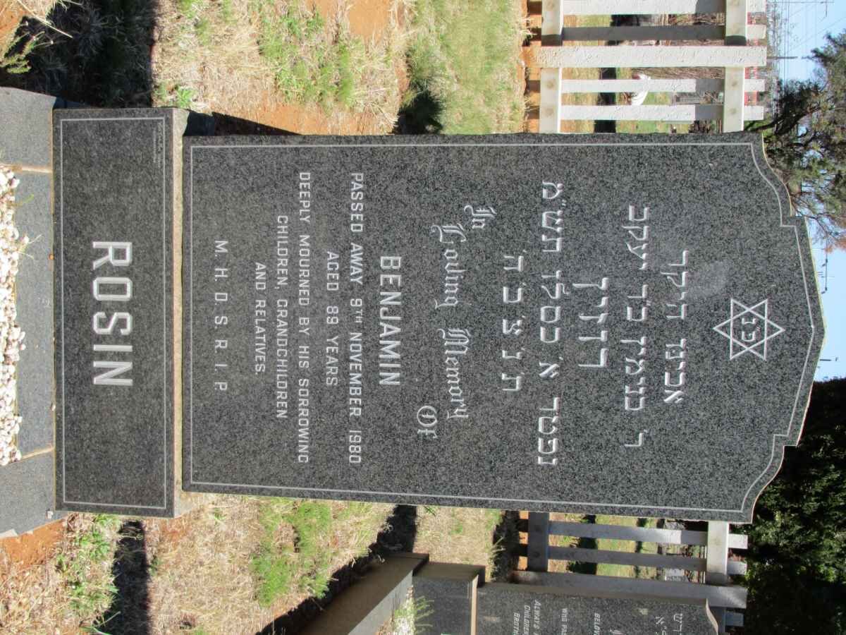 ROSIN Benjamin -1980