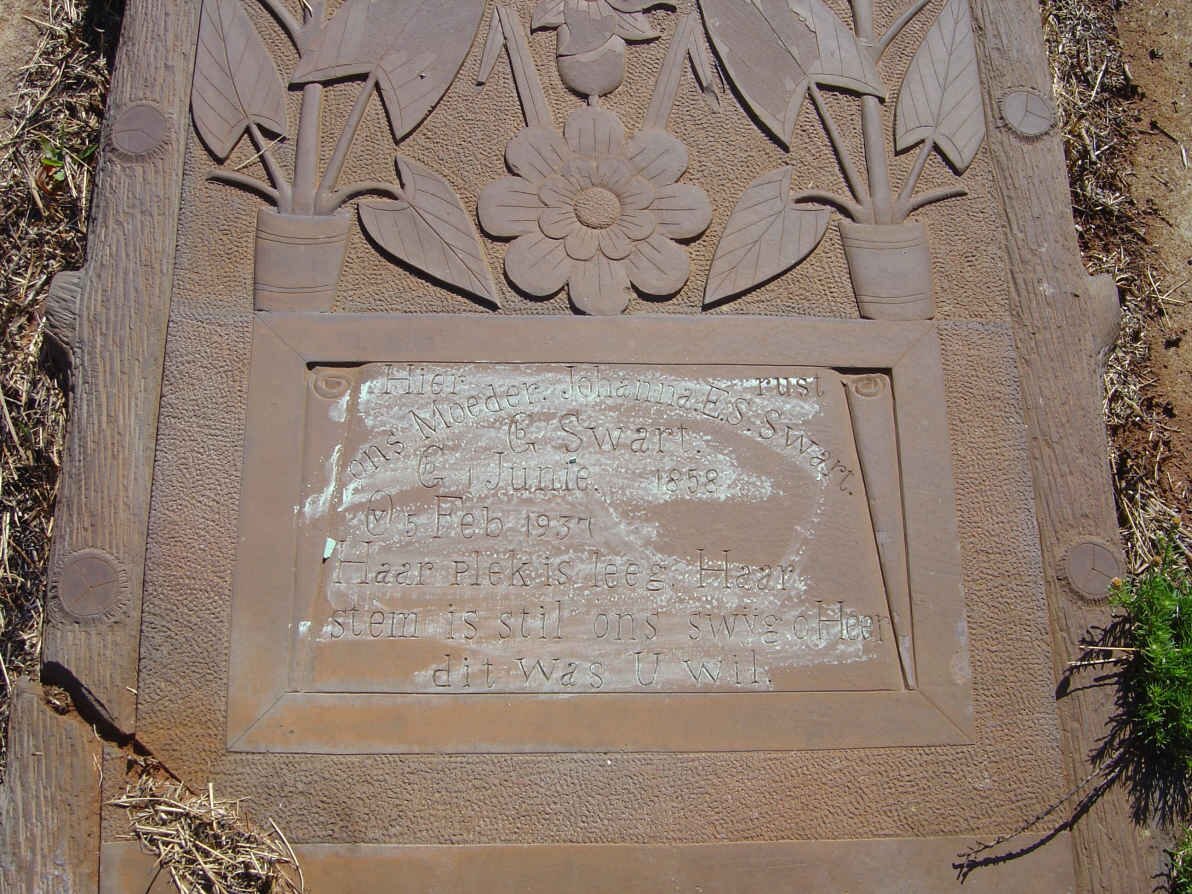 SWART Johanna E.S. nee SWART 1858-1937