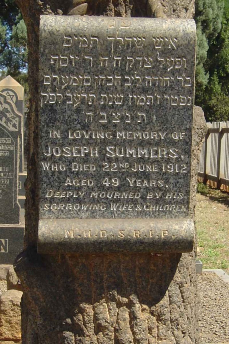 SUMMERS Joseph -1912