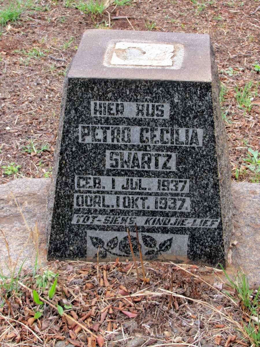 SWARTZ Petro Cecilia 1937-1937