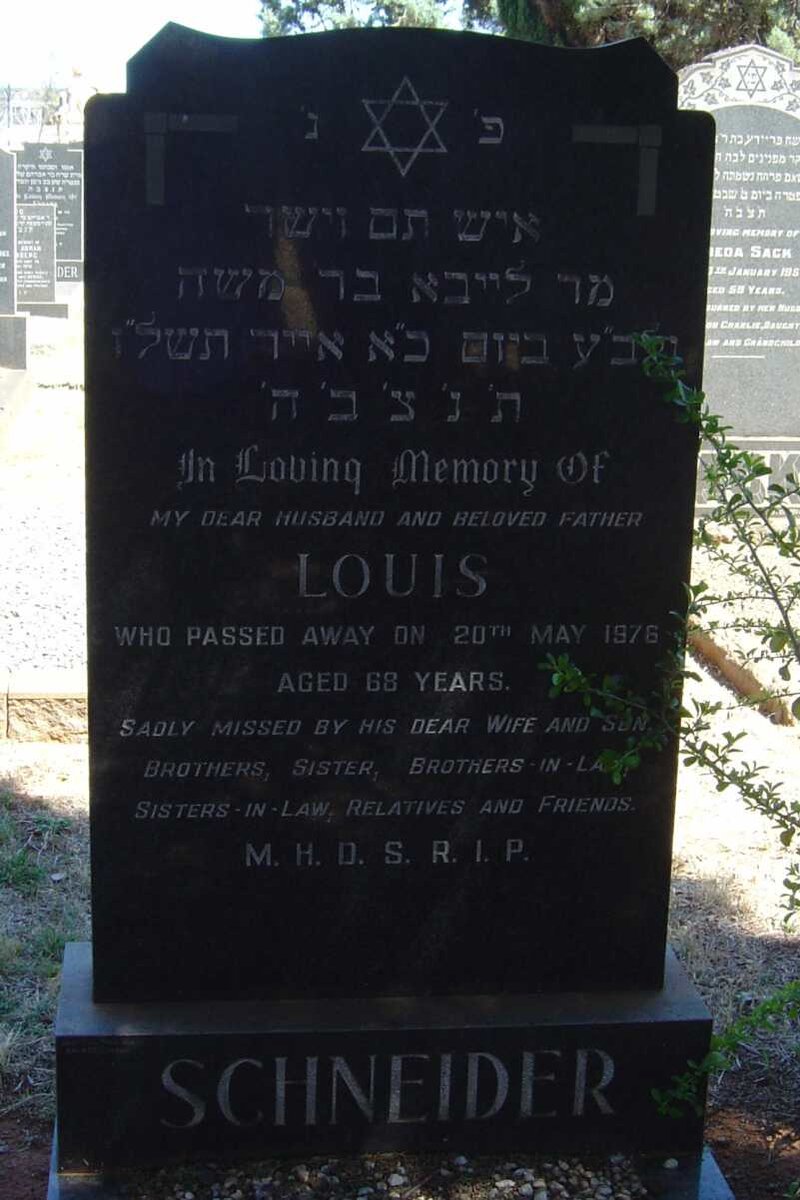 SCHNEIDER Louis -1976