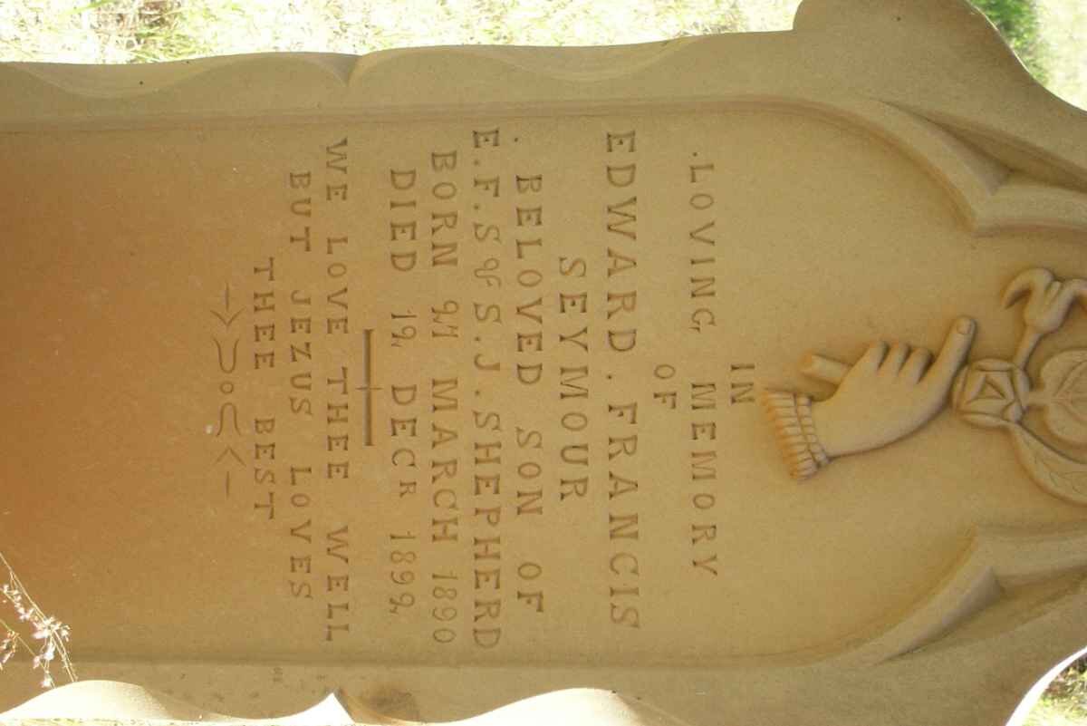 SEYMOUR Edward Francis 1890-1899