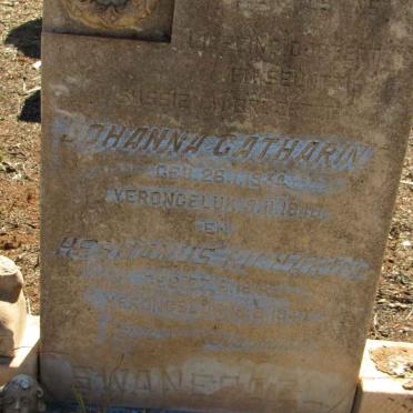 SWANEPOEL Hermanus Richardt 1848-1949 :: SWANEPOEL Johanna Catharine 1934-1940