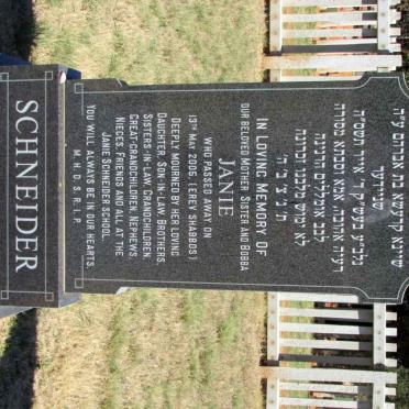 SCHNEIDER Janie -2005