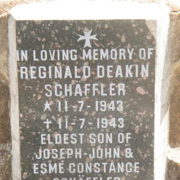 SCHÄFFLER Reginald Deakin 1943-1943