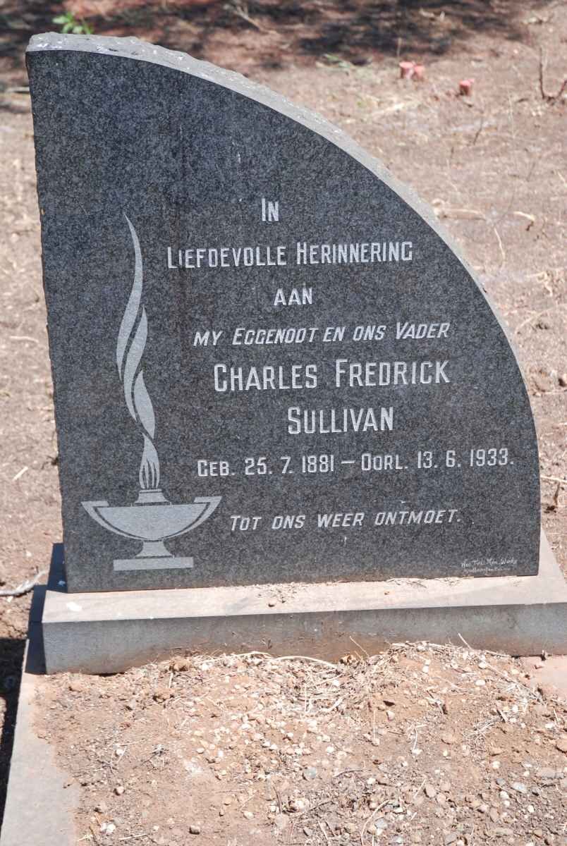 SULLIVAN Charles Fredrick 1881-1933