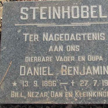 STEINHOBEL Daniel Benjamin 1896-1987