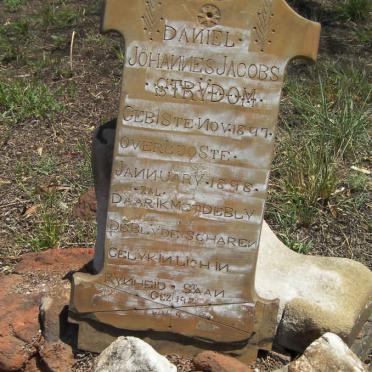 STRYDOM Daniel Johannes Jacobs 1897-1898