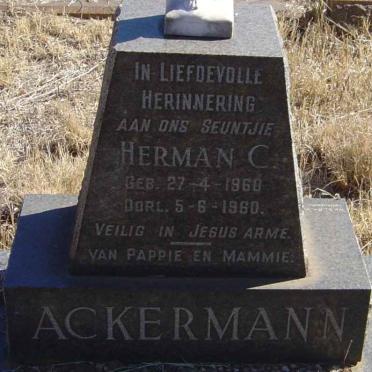 ACKERMANN Herman C. 1960-1960