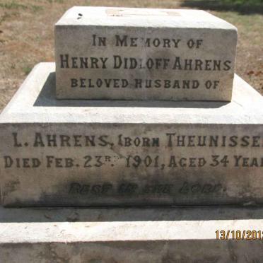 AHRENS Henry Didloff -1901