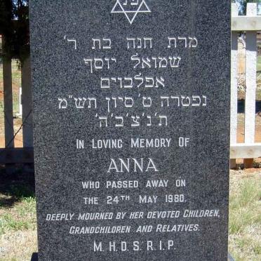 APPELBAUM Anna -1980