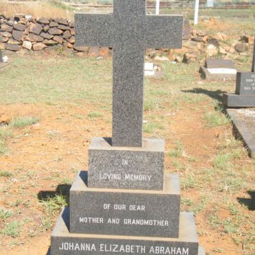 ABRAHAM Johanna Elizabeth 1910-1988