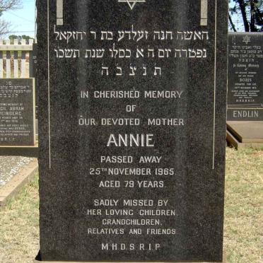 APPELBAUM Nathan -1963 &amp; Annie -1965