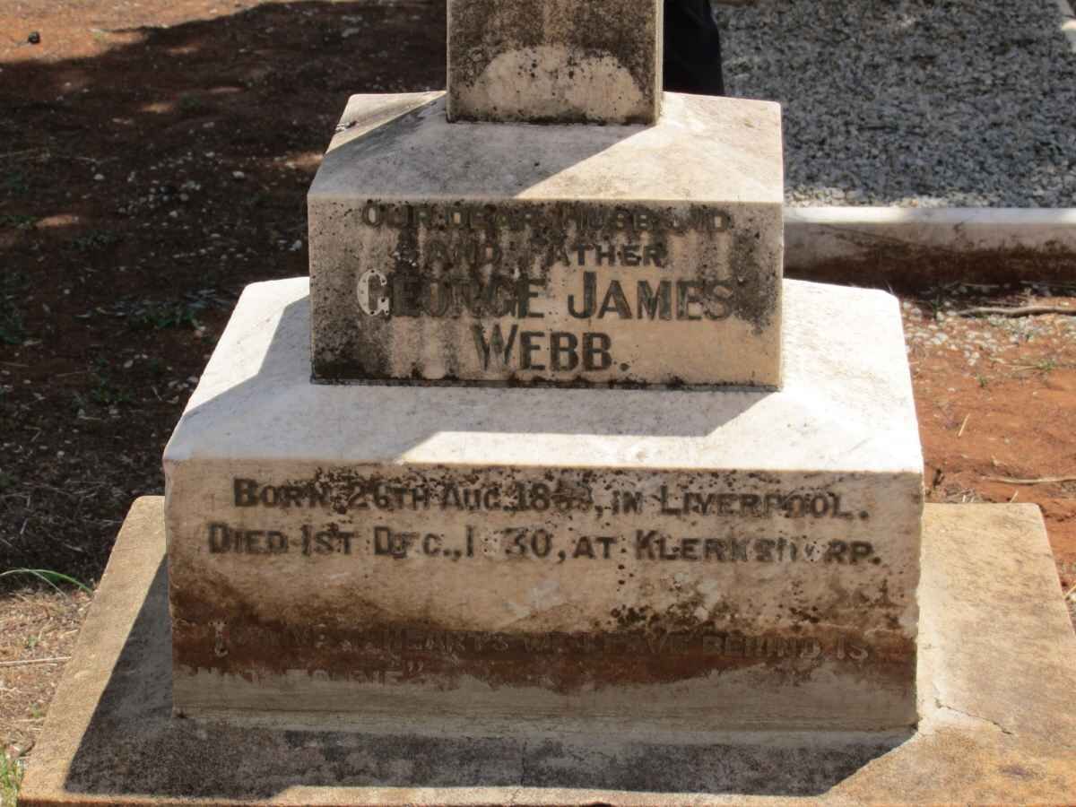 WEBB George James 186?-1930