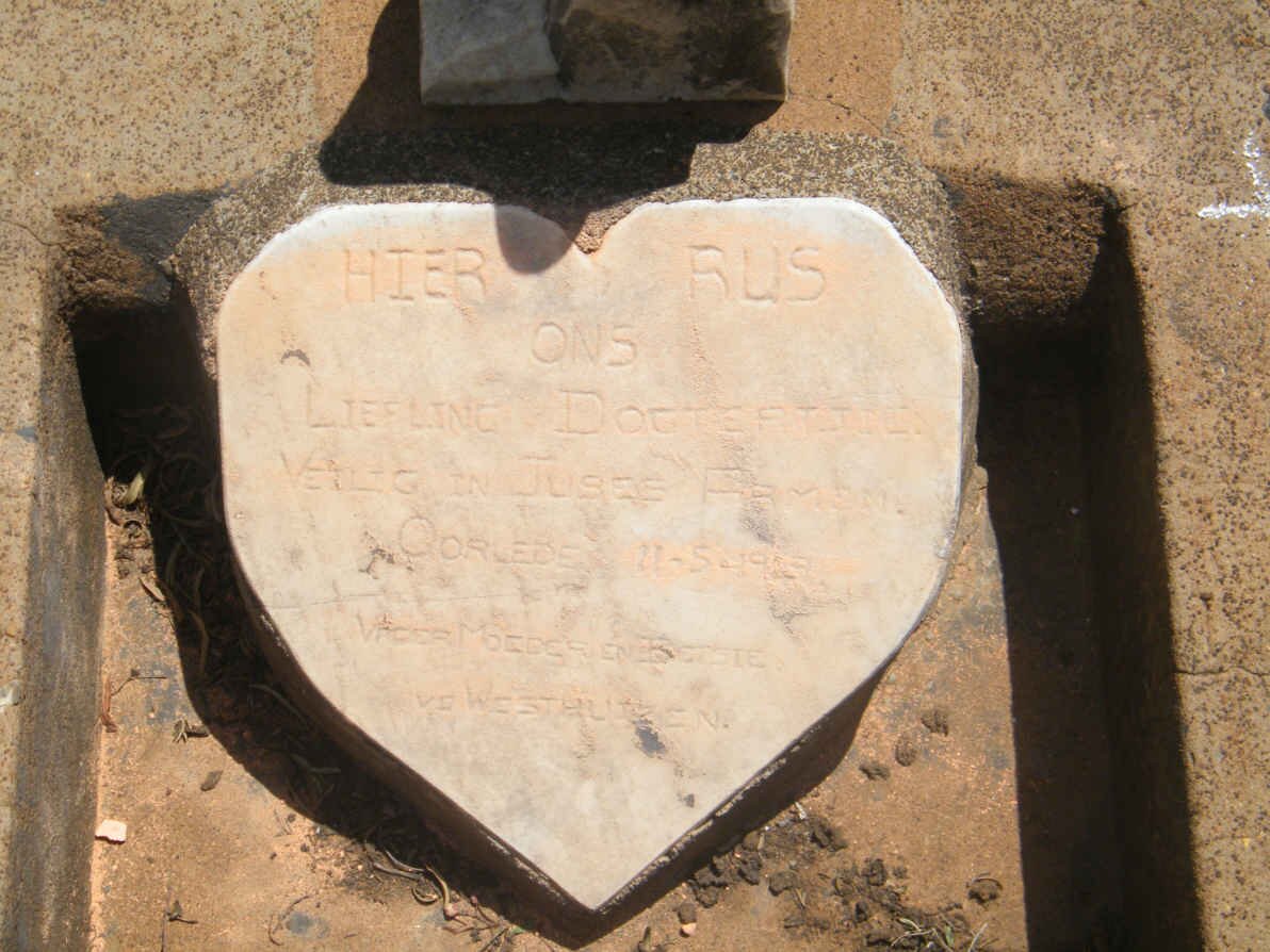 WESTHUIZEN ?, v.d.  -19?3