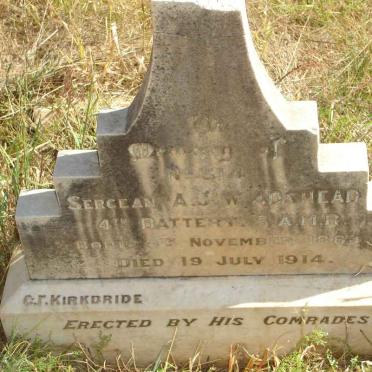 WEADSHEAD A.J. 1884-1914