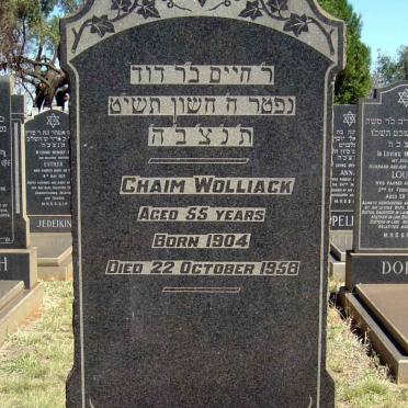 WOLLIACK Chaim 1904-1958