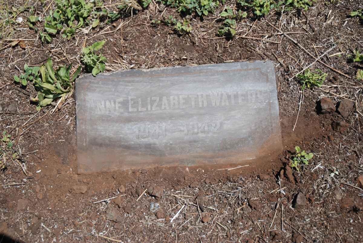 WATERS Anne Elizabeth 1941-1942