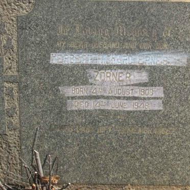ZORNER Herbert Richard Ernest 1908-1948